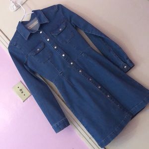 NWOT- ASOS denim shirt dress